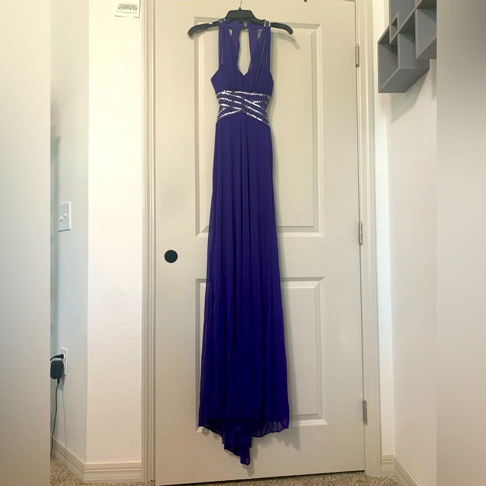 Purple prom dress